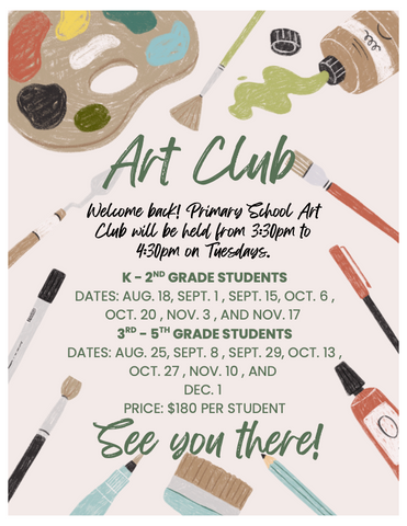 Primary School Art Club