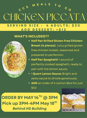 Chef Eric’s Family-Style Meals To-Go - Chicken Piccata